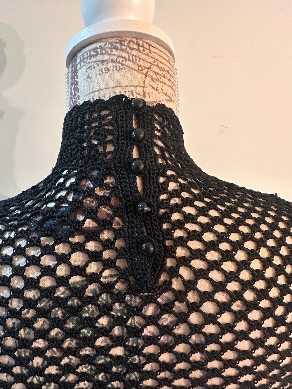 The Limited Black Crochet Handknit Sleeveless Top - Picture 7 of 12